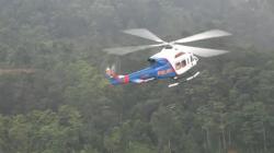 Helikopter Kapolda Jambi Mendarat Darurat, Evakuasi Lewat Darat 2 Hari