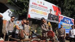 Polres Pemalang Musnahkan Ratusan Knalpot Brong, 2 Odong-odong Diamankan dalam Operasi Candi 2023