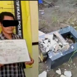 Duh! Perusak 56 Batu Nisan di TPU Glondong Ternyata Ketua RW, Ia Mengaku sebagai Munkar dan Nakir