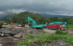 Grebek Tambang Ilegal Di Lereng Merapi, 5 Backhoe dan 4 Truck Pasir Disita Polresta Magelang