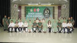 HUT Ke-62, Divif 1 Kostrad Gelar Donor Darah dan Vaksinasi Gratis di Cilodong