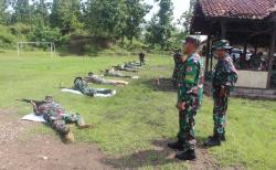 Tingkatkan Kemampuan Prajurit, Kodim Pemalang Gelar Latihan Menembak Senjata Ringan