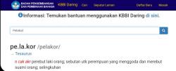 Wow! Pelakor hingga Pebinor Resmi Masuk KBBI, Cek Faktanya