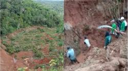 Petani Lebak Tertimbun Longsor di Gunung Kantong, Korban Belum Ditemukan