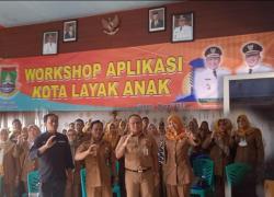 DP3AP2KB Kota Cilegon Gelar Workshop Aplikasi KLA, bagi Operator Kecamatan dan Kelurahan