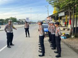 Berikan Rasa Aman, Satuan Lantas Polres Mamuju Tengah Lakukan Pamturlalin