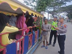 Nekat Beroprasi di Pantura, Satlantas Brebes Amankan 4 Odong-Odong