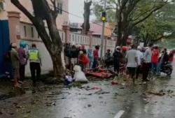 Lakalantas di Jalan Samadikun, Ayah dan Anak Tewas saat Hendak ke Sekolah