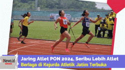 Jaring Atlet PON 2024, Seribu Lebih Atlet Muda Berlaga di Kejurda Atletik Jatim Terbuka