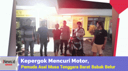 Kepergok Mencuri Motor, Pemuda asal Nusa Tenggara Barat Babak Belur Dihajar Massa