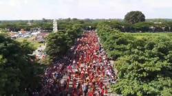 Semarak Tari Kolosal Seribu Barong Kabupaten Kediri, Diikuti Peserta dari Kalimantan