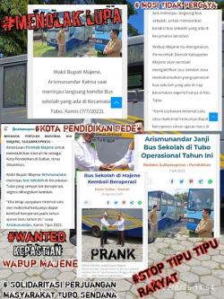 Waduh! Pemuda dan Tomas Tubo Sendana Tagih Janji Pemkab Majene