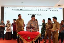 Kapolres Gowa Hadiri Musrenbang Penyusunan RKPD Tahun 2024 di Living Plaza