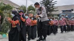 Terdampak Hujan Abu Vulkanik, Siswa SD  di Tlogolele Boyolali mendapat Trauma Healing