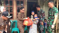 Kajari dan Dandim Pandeglang Salurkan Paket Bantuan untuk Anak Stunting