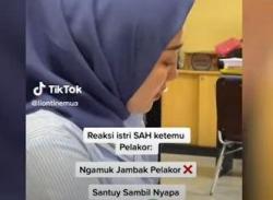 Terlalu Sabar, Momen Ketika Istri Sah Bertemu Pelakor yang Tengah Hamil, Begini Sosoknya