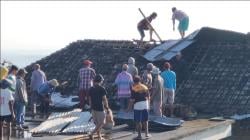 Diterjang Angin Puting Beliung Sejumlah Rumah Rusak di Boyolali