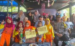 Tumbuhkan Kreatifitas Anak, Kapolres Gelar Lomba Mewarnai Bagi Anak