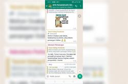 Isi Pesan Grup WhatsApp OPD Sebelum Sekda Pasangkayu Rahmat K Turusi Tutup Usia