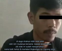 Video Syur dengan Istri Kedua Viral, Kades di Lebak Dilaporkan Warga ke Polisi hingga Didesak Mundur