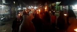 Pawai Obor Warga Panimbang Sambut Bulan Ramadhan 1444 H