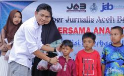 Sekber JAB Berbagi Daging Bersama Anak Yatim Jelang Ramadhan