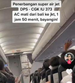 Duh,  Penumpang Ngeluh Kepanasan hingga Basah Kuyup di Pesawat Super Air Jet, Kok Bisa? 