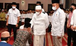 Malam Ke-3 Ramdhan, Wapres Ma'ruf Amin Sholat Tarawih di Ponpes An Nawawi Tanara Serang