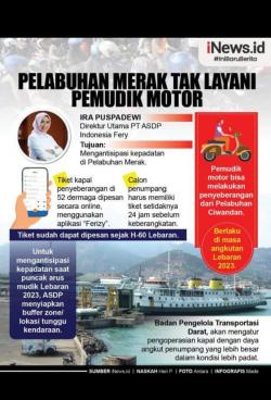 Pemudik Motor Tak Dilayani di Pelabuhan Merak, Ini Alasannya