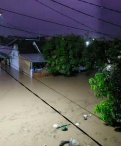 Dua Kecamatan di Tangsel Dikepung Banjir, Ratusan KK Terdampak