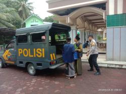 Ini Cara Polsek Petanahan Ajak Petani dan Pedagang di Kebumen Untuk Bersedekah