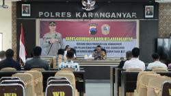 Kunjungan Wisatawan Tinggi Saat Lebaran, Polres Karanganyar Rakor Fokus Amankan Objek Wisata