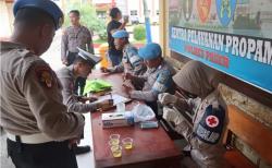 Belasan Personel Polres Paser Jalani Tes Urine Mendadak, Begini Hasilnya