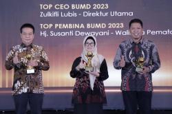 Sukses Bina Perumda Tirtauli ,Walikota Pematang Siantar Kembali Raih BUMD Award 2023