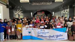 Karang Taruna Unit Kerenceng Cilegon Bersama PT KTI Santuni 175 Anak Yatim Wilayah Ring Satu