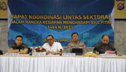 Kapolres Cilegon Bersama Forkopimda Ikuti Rakor Lintas Sektoral, Kesiapan Idul Fitri 1444 H