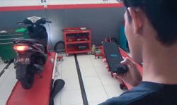 Maraknya Pencurian Motor, Siswa SMK Jombang Ciptakan Alat Unik, Hidup dan Matikan Motor Pakai Suara