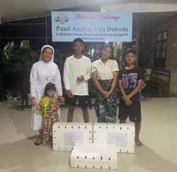 Sambut Paskah JR Saragih Menebar Kasih ke Panti Asuhan di Pematang Siantar-Simalungun