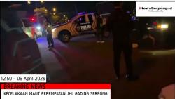 Kecelakaan Maut di Perempatan JHL Hotel Gading Serpong, 1 Korban Tewas di Tempat