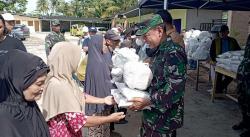 Jelang Idul Fitri, Kodim 0602/Serang Bersama Yayasan Budha Tzu Chi Bagikan Takjil Gratis