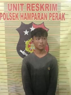 Polsek Hamparan Perak Amankan Pencuri Handphone dari Amukan Massa