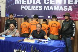 Polres Mamasa Berhasil Amankan Pelaku Pencurian Kabel Milik PLN