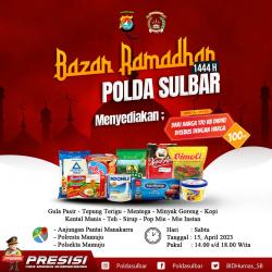 Ayo Hadiri Bazar Ramadhan Polda Sulbar, Catat Waktu dan Tanggalnya