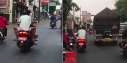 Beredar Video Motor Dinas Kades di Jepara Dibuat Bonceng Tiga, Langgar Lalu Lintas Tak Pakai Helm