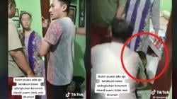 Viral Detik-detik Suami Gerebek Kamar Istri, Pria Selingkuhan Panik Ngumpet di Kolong Kasur