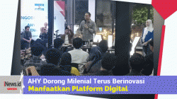 Safari Ramadan di Gresik,  AHY Dorong Milenial Terus Berinovasi Manfaatkan Platform Digital