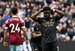 West Ham United vs Arsenal di Liga Inggris 2022-2023 Skor Imbang 2-2 