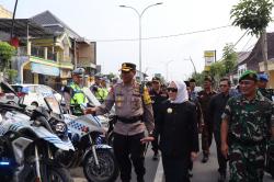 Ops. Ketupat Semeru 2023, Polres Bojonegoro Melaksanakan Apel Gelar Pasukan