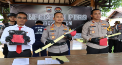 Aksi Viral 2 Pemuda Tersangka Seret  Pedang di Jalanan Sragen Ditangkap Polisi