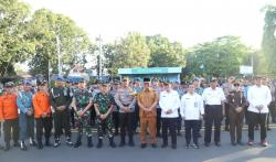 Polres Cilegon Laksanakan Apel Pasukan Operasi Ketupat Maung Jelang Lebaran